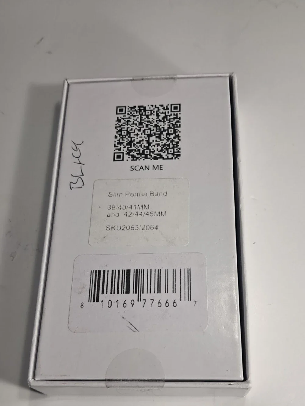 Solace Slim Perma Band for Apple Smart Watch- Black
